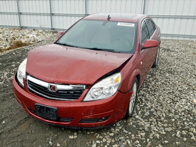 1G8ZX57779F105531 - 2009 SATURN AURA XR RED photo 2