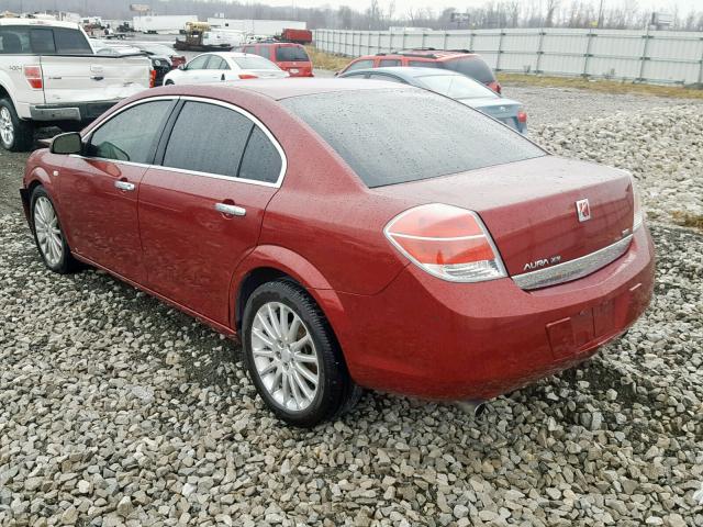 1G8ZX57779F105531 - 2009 SATURN AURA XR RED photo 3