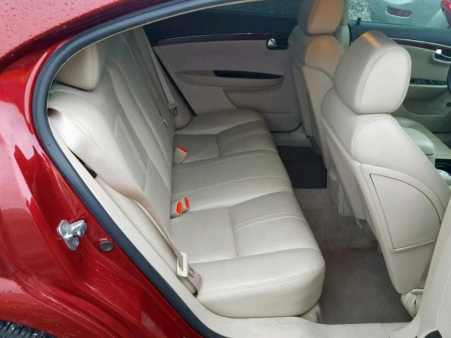 1G8ZX57779F105531 - 2009 SATURN AURA XR RED photo 6