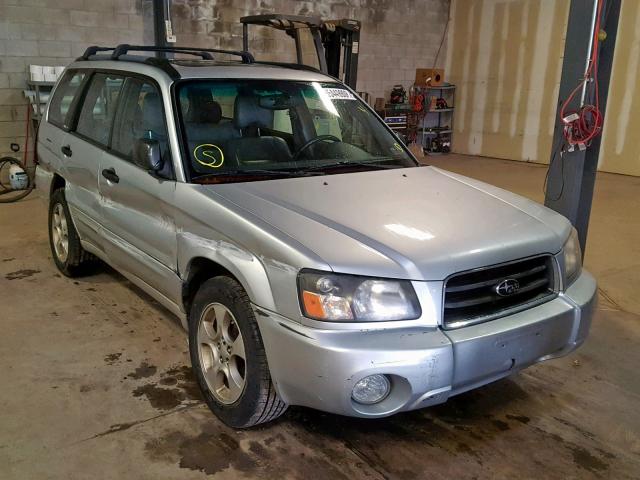 JF1SG65684H710281 - 2004 SUBARU FORESTER 2 SILVER photo 1