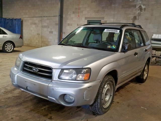 JF1SG65684H710281 - 2004 SUBARU FORESTER 2 SILVER photo 2