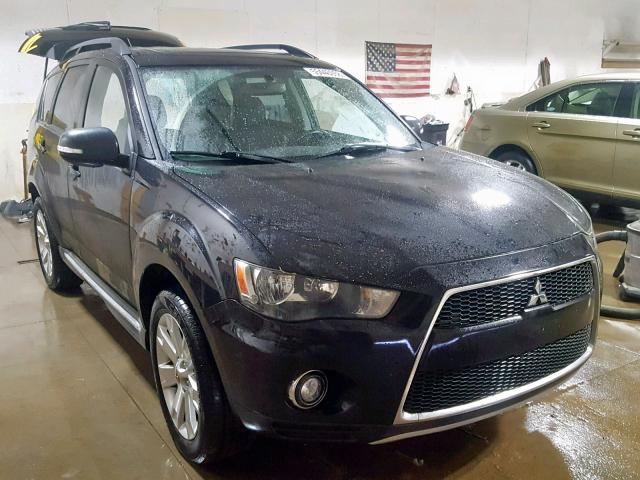 JA4JT3AW2AZ011363 - 2010 MITSUBISHI OUTLANDER BLACK photo 1