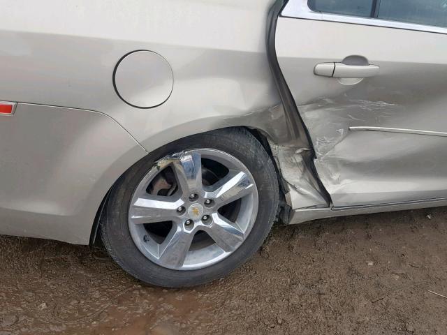 1G1ZC5E14BF371958 - 2011 CHEVROLET MALIBU 1LT 棕色 照片 9