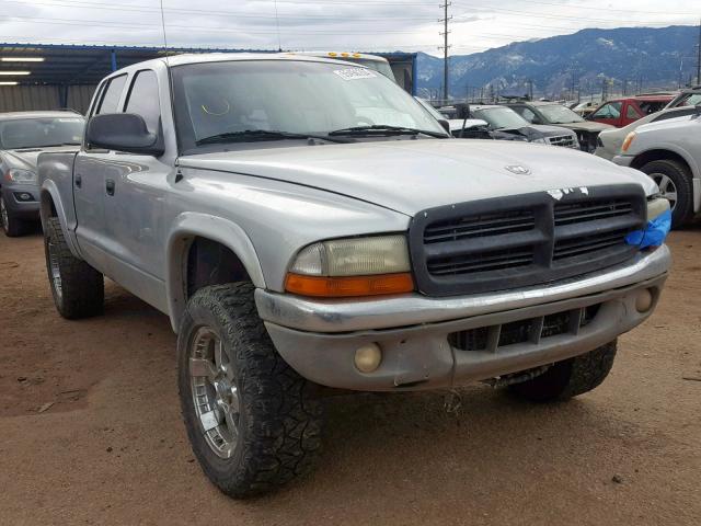 1B7HG2AN41S295548 - 2001 DODGE DAKOTA QUA SILVER photo 1