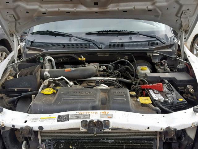 1B7HG2AN41S295548 - 2001 DODGE DAKOTA QUA SILVER photo 7