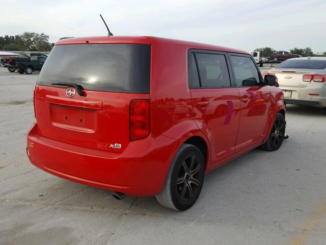JTLKE50E991097682 - 2009 TOYOTA SCION XB 红色 照片 4