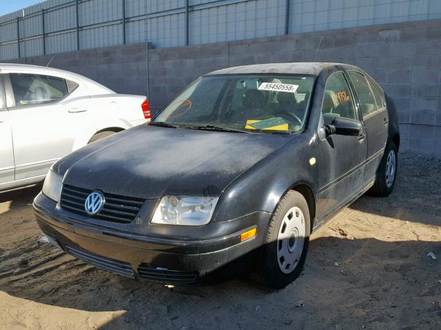 3VWRC29M6XM025800 - 1999 VOLKSWAGEN JETTA GL BLACK photo 2