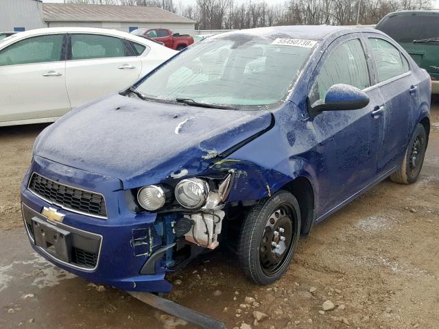 1G1JA5SH4D4177269 - 2013 CHEVROLET SONIC LS 蓝色 照片 2