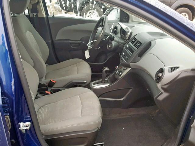 1G1JA5SH4D4177269 - 2013 CHEVROLET SONIC LS 蓝色 照片 5