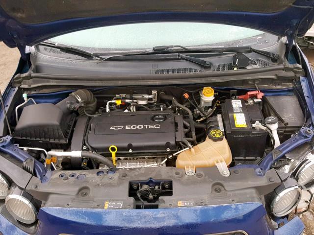 1G1JA5SH4D4177269 - 2013 CHEVROLET SONIC LS 蓝色 照片 7