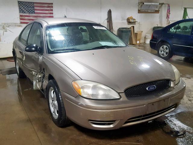 1FAHP55U14G163296 - 2004 FORD TAURUS SES TAN photo 1