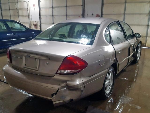 1FAHP55U14G163296 - 2004 FORD TAURUS SES TAN photo 4