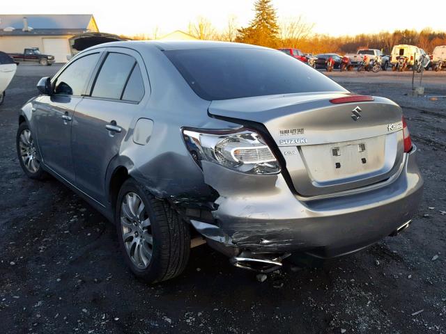 JS2RF9A35A6100344 - 2010 SUZUKI KIZASHI SE GRAY photo 3