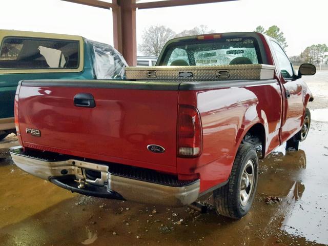 2FTRF17244CA61322 - 2004 FORD F-150 HERI RED photo 4