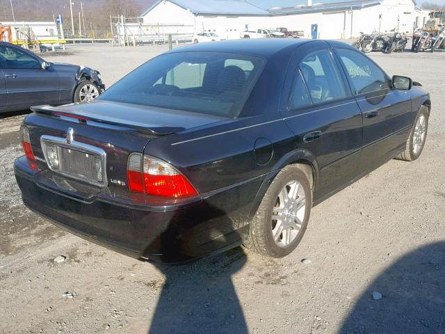 1LNHM87A75Y650422 - 2005 LINCOLN LS BLACK photo 4