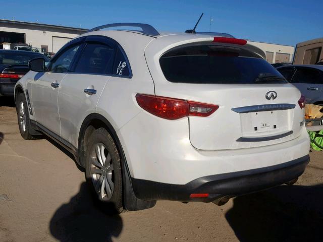 JN8AS1MW2BM732942 - 2011 INFINITI FX35 WHITE photo 3