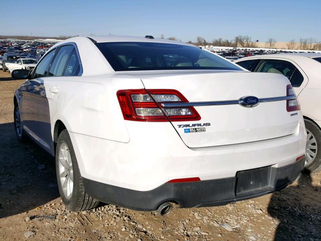 1FAHP2D86FG106971 - 2015 FORD TAURUS SE WHITE photo 3