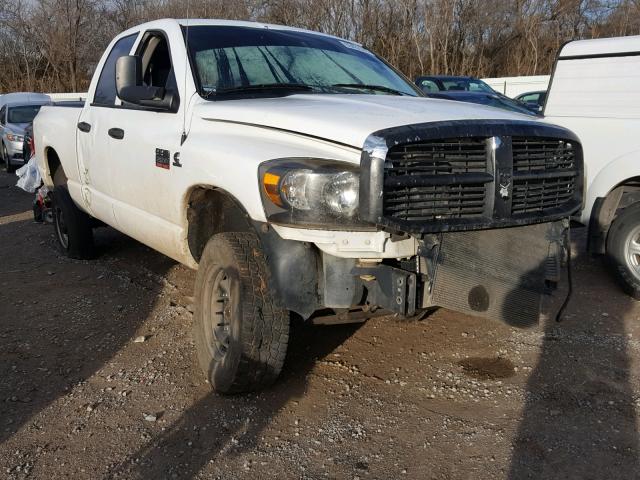 3D7KS28L59G526779 - 2009 DODGE RAM 2500 WHITE photo 1