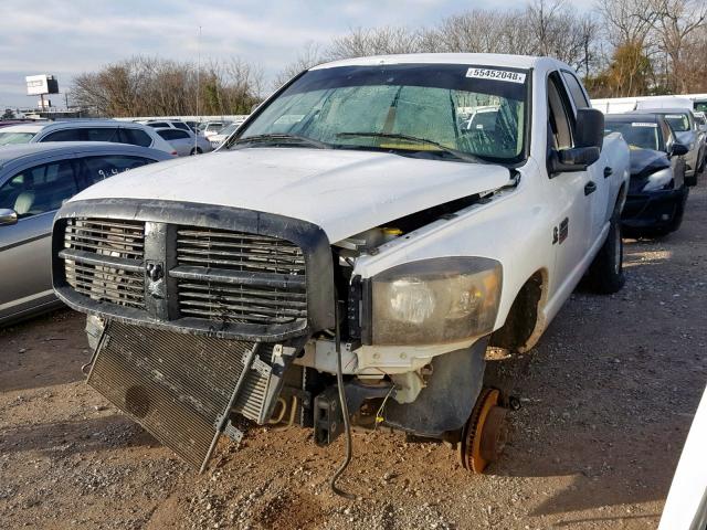 3D7KS28L59G526779 - 2009 DODGE RAM 2500 WHITE photo 2