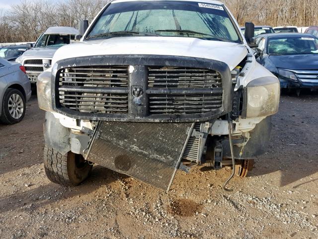 3D7KS28L59G526779 - 2009 DODGE RAM 2500 WHITE photo 9