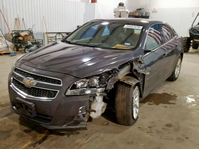 1G11C5SA3DF150050 - 2013 CHEVROLET MALIBU 1LT CHARCOAL photo 2