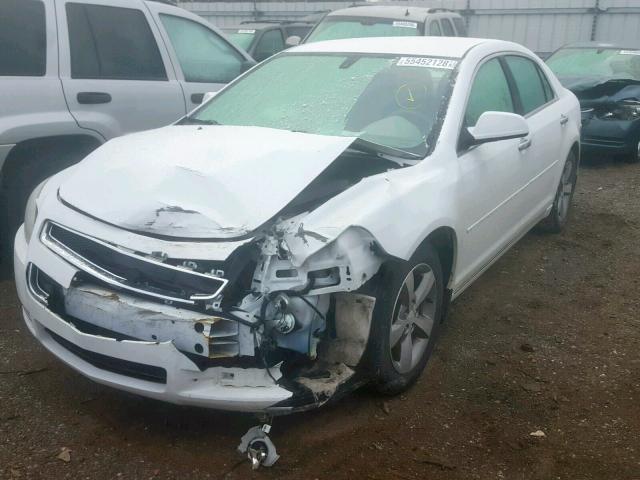 1G1ZC5E03CF143992 - 2012 CHEVROLET MALIBU 1LT WHITE photo 2