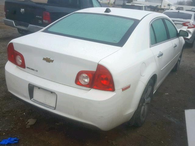 1G1ZC5E03CF143992 - 2012 CHEVROLET MALIBU 1LT WHITE photo 4