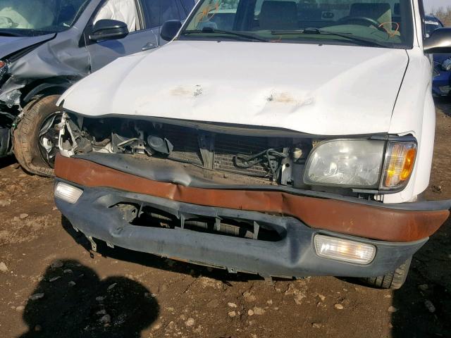 5TENL42N41Z844556 - 2001 TOYOTA TACOMA WHITE photo 9