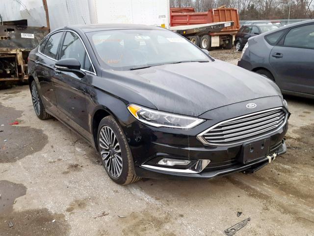 3FA6P0D91JR246755 - 2018 FORD FUSION TIT BLACK photo 1