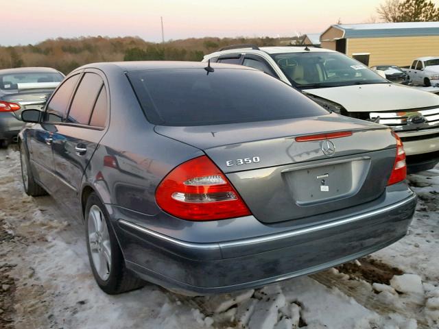 WDBUF56J86A869735 - 2006 MERCEDES-BENZ E 350 GRAY photo 3