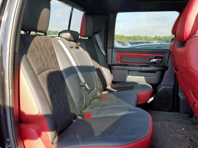 1C6RR7YT8GS401841 - 2016 RAM 1500 REBEL შავი ფოტო 6