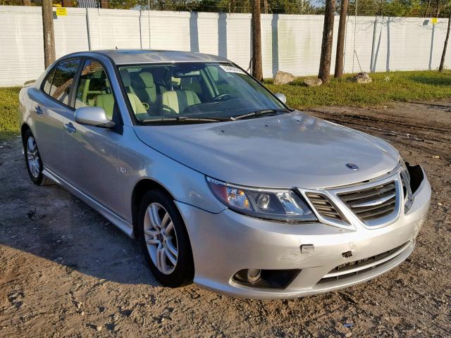 YS3FA4CY2B1307840 - 2011 SAAB 9-3 2.0T SILVER photo 1