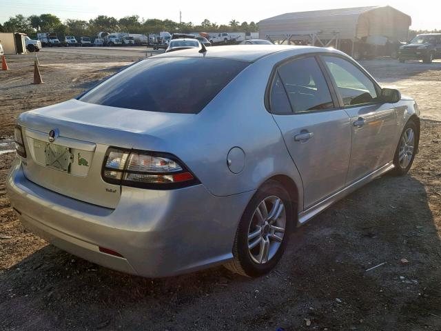 YS3FA4CY2B1307840 - 2011 SAAB 9-3 2.0T SILVER photo 4