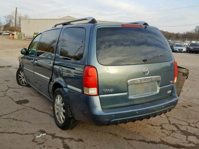 5GADX33L45D247463 - 2005 BUICK TERRAZA CX BLUE photo 3