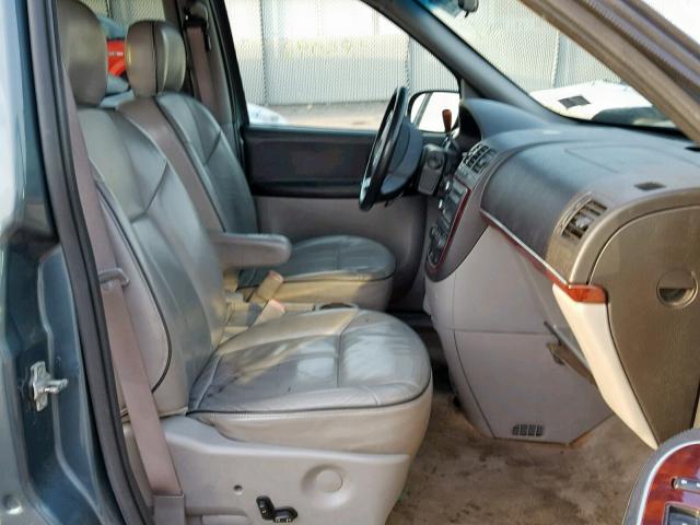 5GADX33L45D247463 - 2005 BUICK TERRAZA CX BLUE photo 5