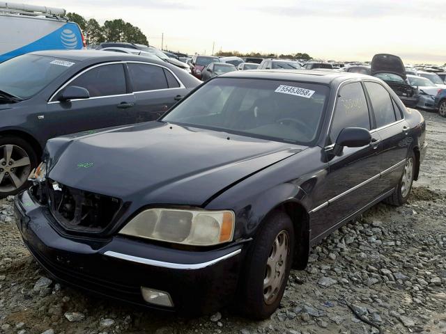 JH4KA9664XC009765 - 1999 ACURA 3.5RL BLACK photo 2