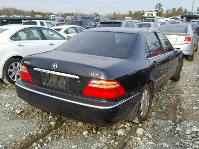 JH4KA9664XC009765 - 1999 ACURA 3.5RL BLACK photo 4