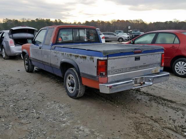 1B7GL23X5SS140692 - 1995 DODGE DAKOTA TWO TONE photo 3