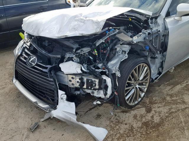 JTHBA1D26H5041138 - 2017 LEXUS IS 200T SILVER photo 9