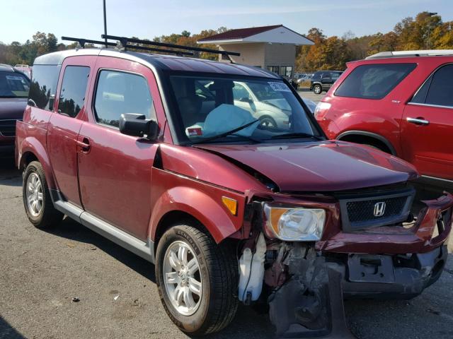 5J6YH17786L007235 - 2006 HONDA ELEMENT EX BURGUNDY photo 1