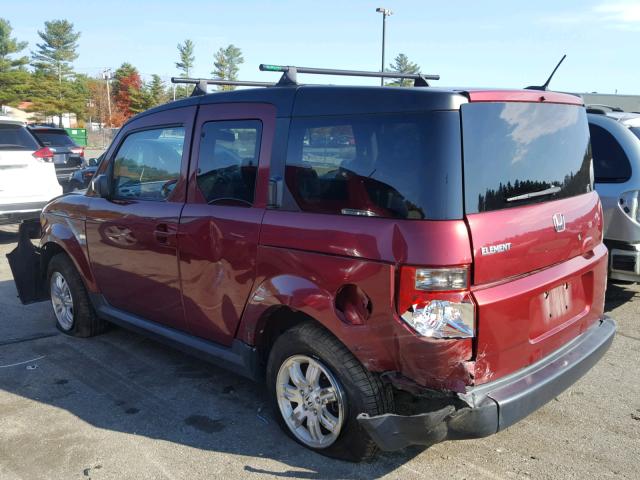 5J6YH17786L007235 - 2006 HONDA ELEMENT EX BURGUNDY photo 3