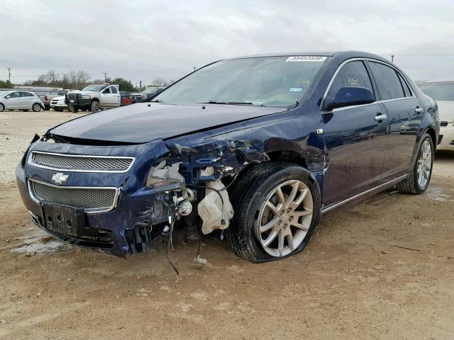 1G1ZK57748F257293 - 2008 CHEVROLET MALIBU LTZ BLUE photo 2