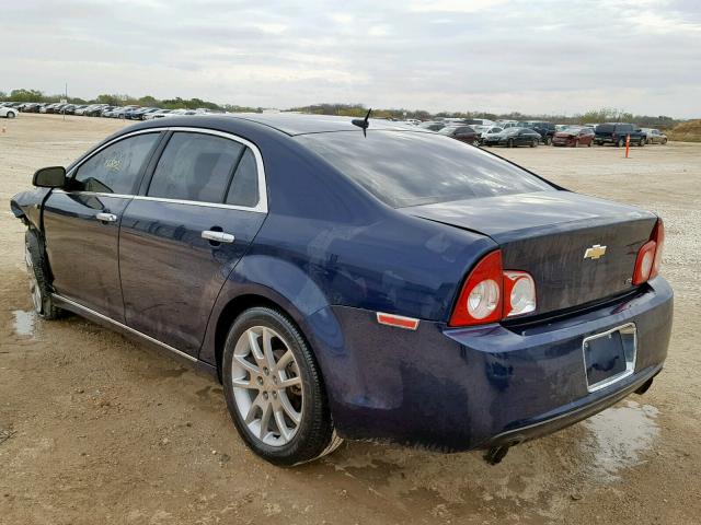 1G1ZK57748F257293 - 2008 CHEVROLET MALIBU LTZ BLUE photo 3