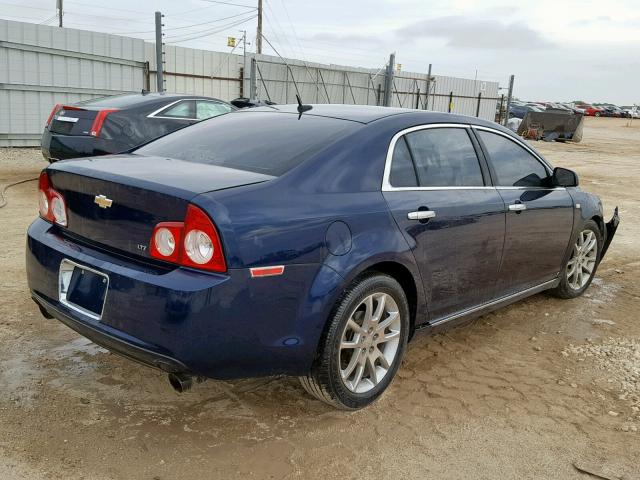 1G1ZK57748F257293 - 2008 CHEVROLET MALIBU LTZ BLUE photo 4