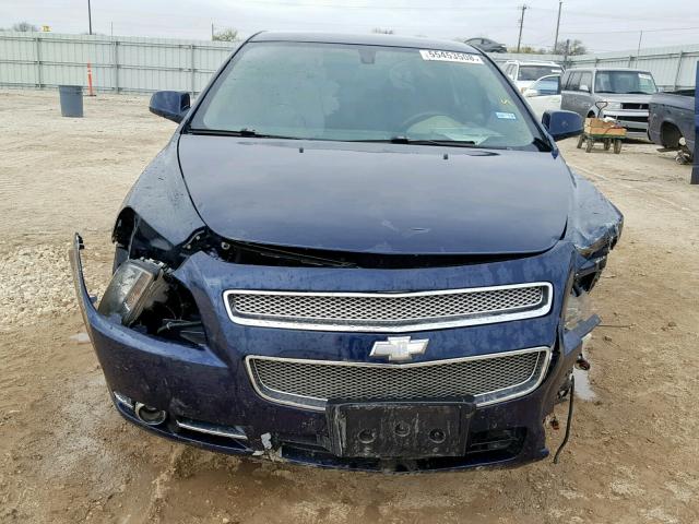 1G1ZK57748F257293 - 2008 CHEVROLET MALIBU LTZ BLUE photo 9