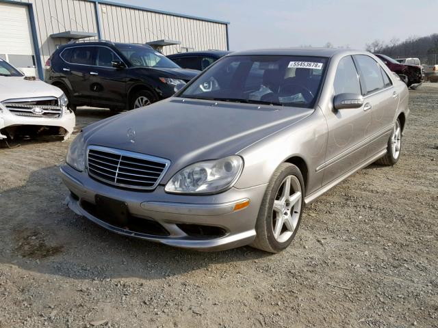 WDBNG84J13A344436 - 2003 MERCEDES-BENZ S 500 4MAT SILVER photo 2