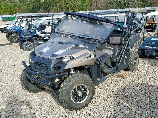 4XAWH50A4DE210447 - 2013 POLARIS RANGER 500 BEIGE photo 2