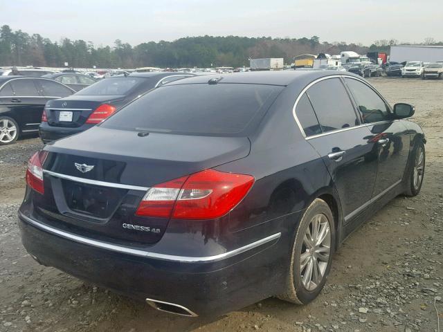 KMHGC4DF0CU155166 - 2012 HYUNDAI GENESIS 4. BLACK photo 4