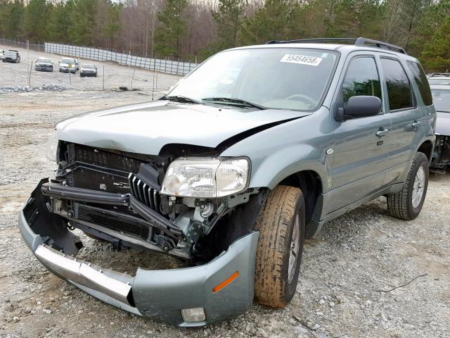 4M2CU80Z17KJ10448 - 2007 MERCURY MARINER CO GREEN photo 2