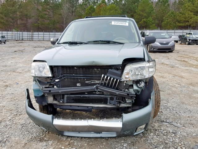 4M2CU80Z17KJ10448 - 2007 MERCURY MARINER CO GREEN photo 9